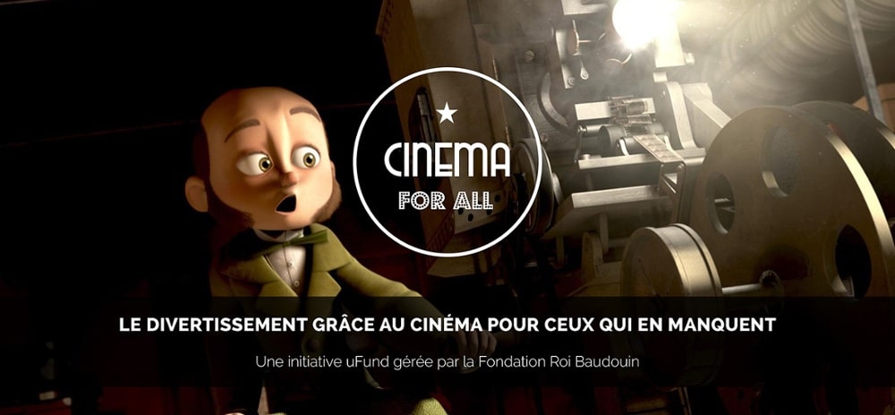 Le divertissement grâce au cinéma pour ceux qui en manquent - Une initiative uFund gérée par la Fondation Roi Baudouin