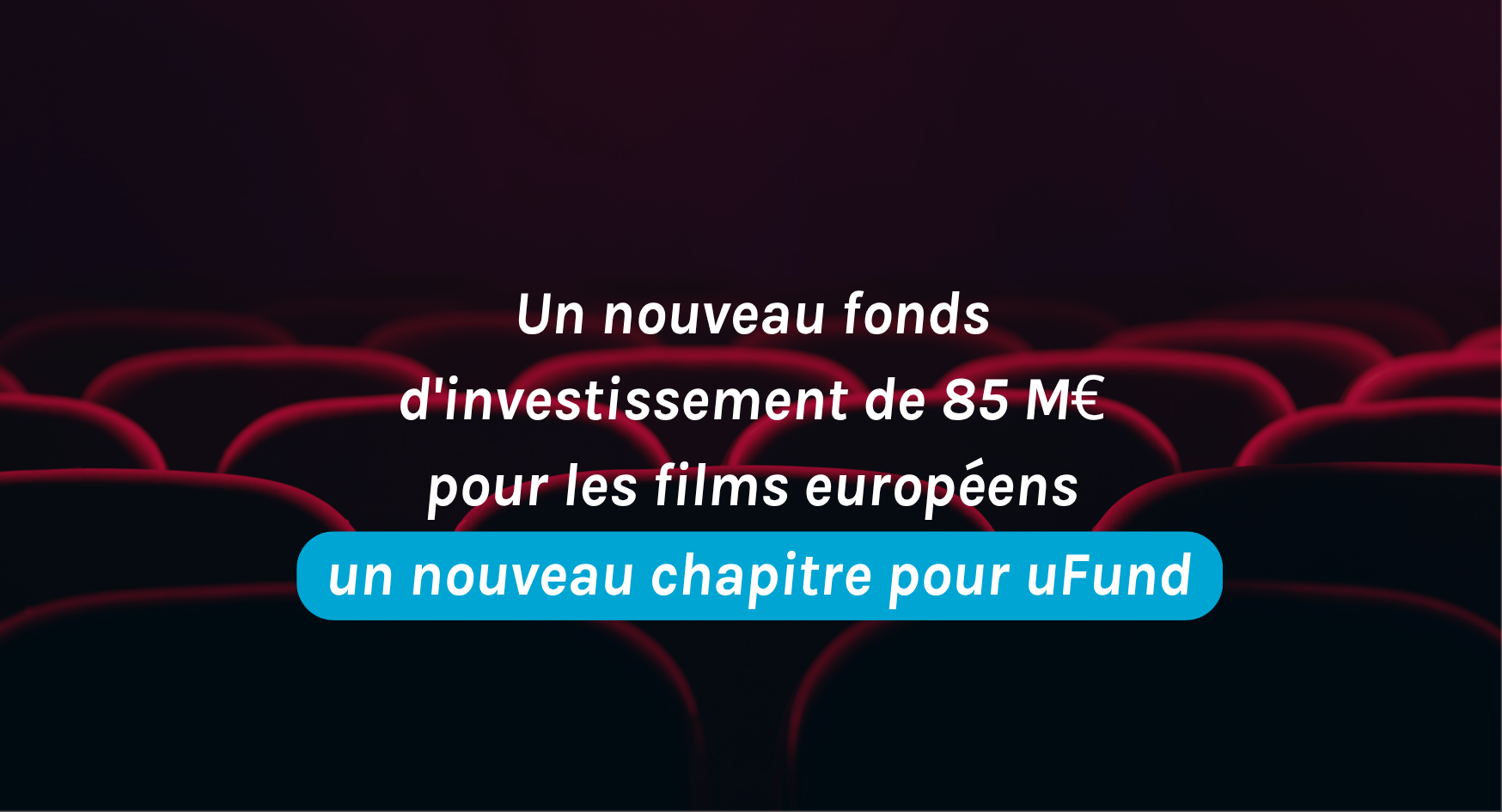 Le Fonds européen d'investissement (FEI) s'est engagé à hauteur de 25 M€ en tant qu'investisseur de référence dans PYXIS Entertainment Ventures, le European Movie Boost Up Fund, dont le groupe Umedia est actionnaire.